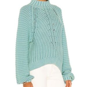 Free People Blue Sweater
